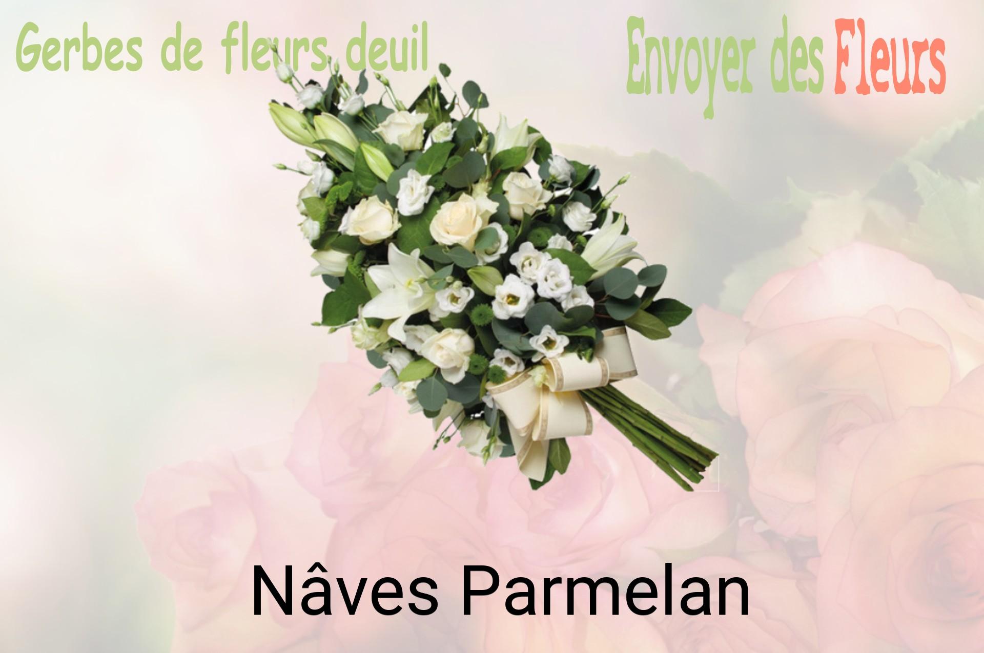 Gerbe de fleurs de deuil livrée à Nâves-Parmelan